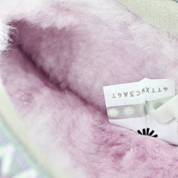 NEW UGG Suede Wool Lined Slip-on Slipper - Picture 10 of 12